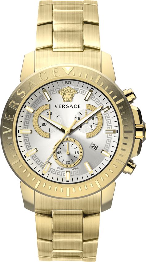 versace herrenuhr gold silber|Versace uhren herren.